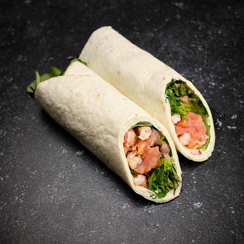 Wrap gerookte zalm